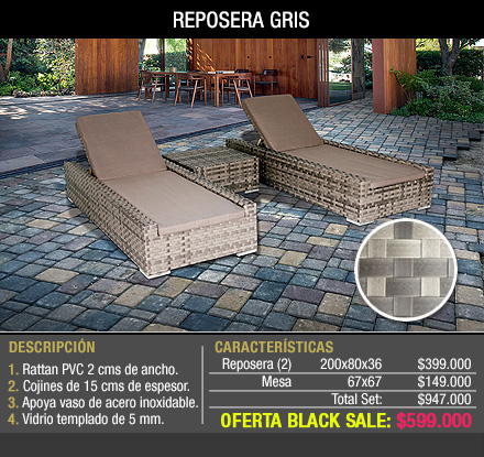 REPOSERA GRIS
